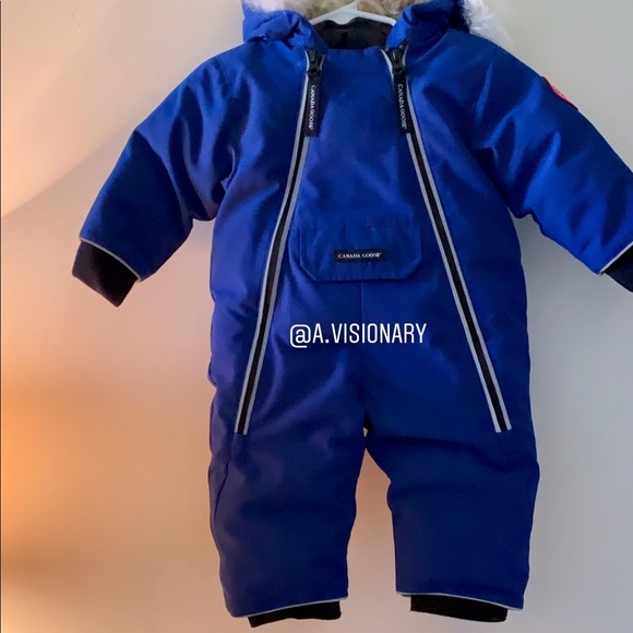 CANADA GOOSE- Coyote-Fur-Trimmed Snowsuit - Picture 2 of 8